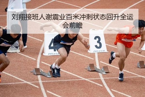 刘翔接班人谢震业百米冲刺状态回升全运会前瞻